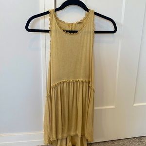 Golden Yellow Tank Top